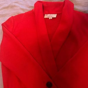St. John red sweater dress 8 vintage